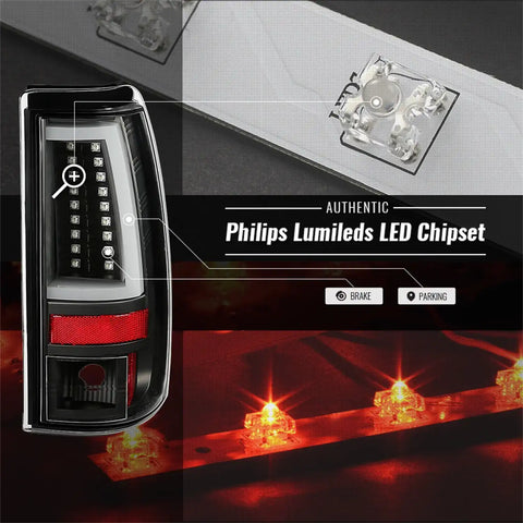 Spyder Auto 5085870 LED Tail Lights - All Black