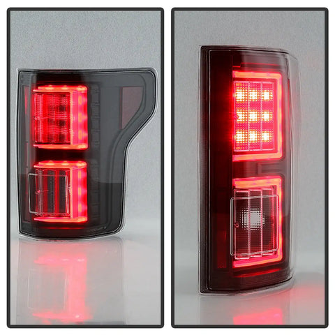 Spyder Auto 5085948 Light Bar LED Tail Lights - All Black