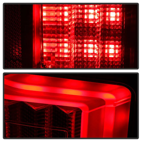Spyder Auto 5085955 Light Bar LED Tail Lights - All Black