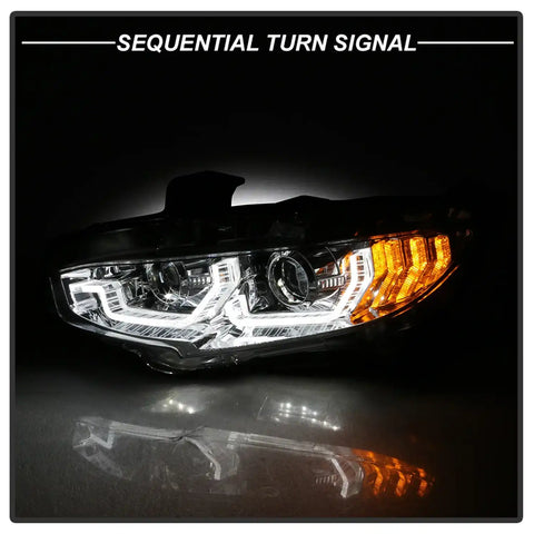 Spyder Auto 5086082 ( Signature ) Projector Headlight - Chrome