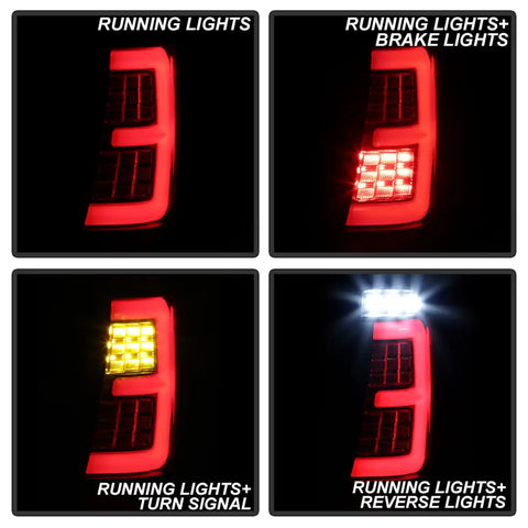 Spyder Auto 5086143 Light Bar LED Tail Lights - Black