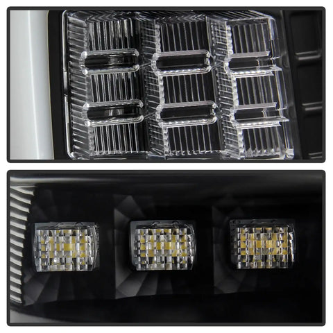 Spyder Auto 5086143 Light Bar LED Tail Lights - Black