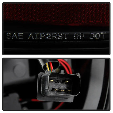 Spyder Auto 5086150 Light Bar LED Tail Lights - Black Smoke