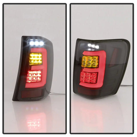 Spyder Auto 5086150 Light Bar LED Tail Lights - Black Smoke