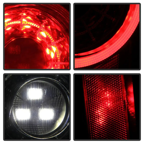 Spyder Auto 5086174 Full LED Tail Light - Black