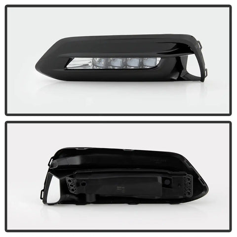 Spyder Auto 5086310 OEM LED Fog Lights W/OEM Fit Switch- Clear -