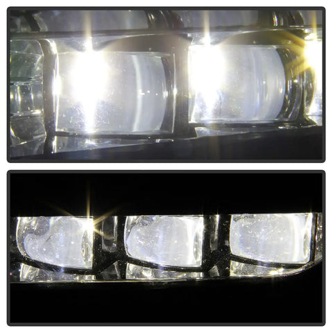 Spyder Auto 5086310 OEM LED Fog Lights W/OEM Fit Switch- Clear -