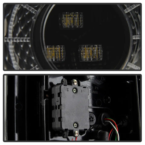 Spyder Auto 5086464 Full LED Tail Light - Black Smoke