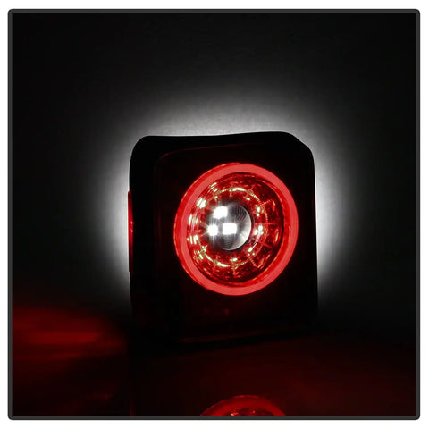 Spyder Auto 5086464 Full LED Tail Light - Black Smoke