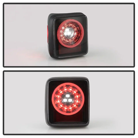 Spyder Auto 5086464 Full LED Tail Light - Black Smoke
