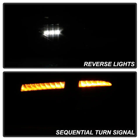 Spyder Auto 5086747 LED Tail Lights - Black Smoke