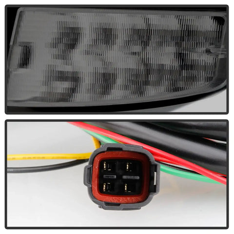 Spyder Auto 5086747 LED Tail Lights - Black Smoke