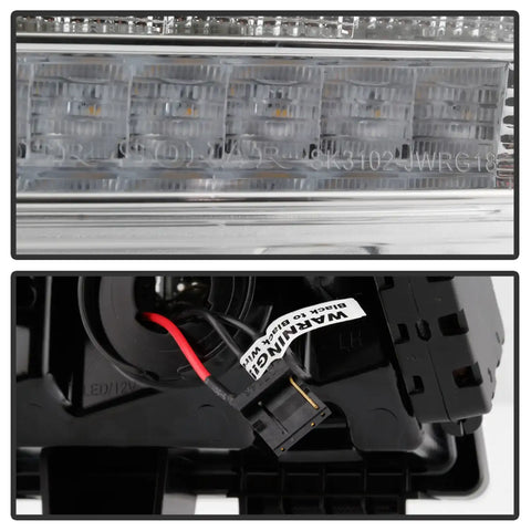 Spyder Auto 5086778 Full LED Front Bumper Lights - Chrome