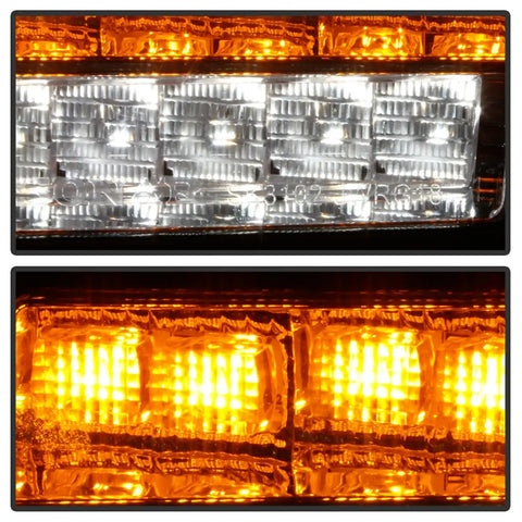 Spyder Auto 5086778 Full LED Front Bumper Lights - Chrome