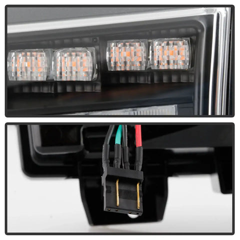 Spyder Auto 5086785 Full LED Front Bumper Lights - Black