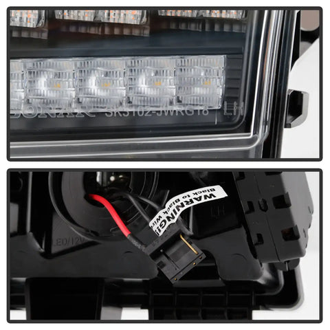 Spyder Auto 5086785 Full LED Front Bumper Lights - Black