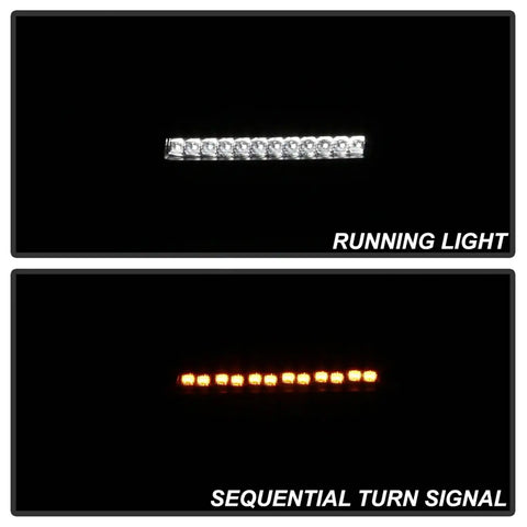 Spyder Auto 5086785 Full LED Front Bumper Lights - Black