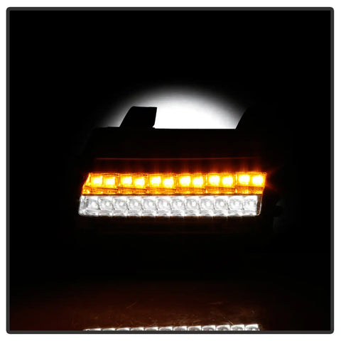 Spyder Auto 5086792 Full LED Front Bumper Lights - Chrome