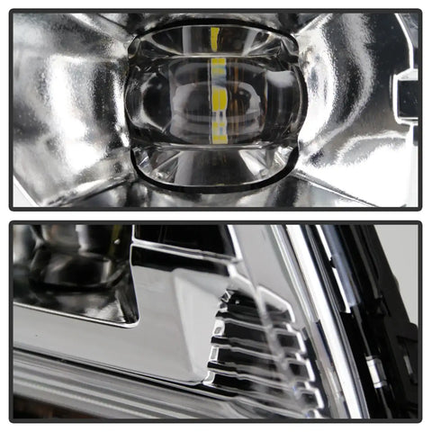 Spyder Auto 5086983 OEM Style Full LED Fog Light W/Universal Switch- Clear -