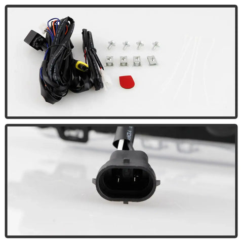 Spyder Auto 5087010 OEM Style Full LED Fog Light W/Universa Switch- Clear -
