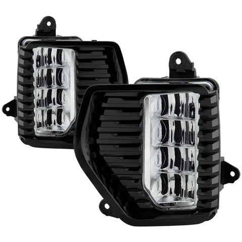 Spyder Auto 5087010 OEM Style Full LED Fog Light W/Universa Switch- Clear -