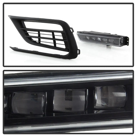 Spyder Auto 5087041 OEM Style LED Fog Lights W/OEM Fit Switch - Clear