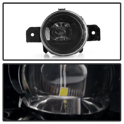Spyder Auto 5087065 OEM Style Full LED Fog Lights W/Universal Switch - Clear
