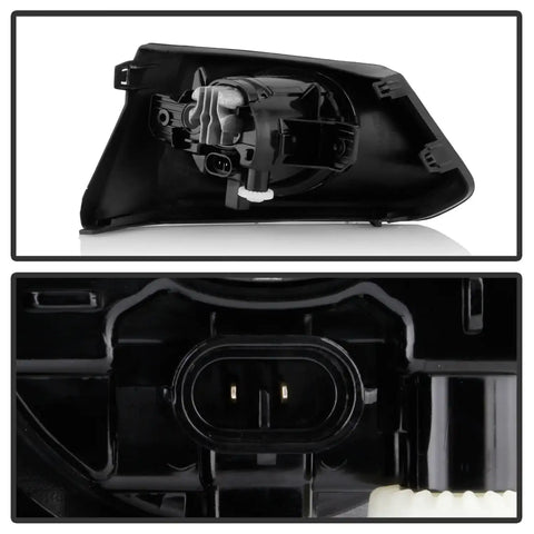Spyder Auto 5087065 OEM Style Full LED Fog Lights W/Universal Switch - Clear