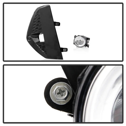 Spyder Auto 5087102 OEM Style LED Fog Light W/OEM Fit Switch- Clear -