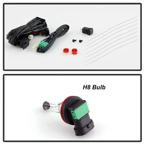 Spyder Auto 5087126 OEM Style Fog Lights W/OEM Fit Switch - Clear