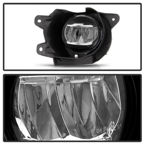 Spyder Auto 5087140 OEM Style LED Fog Lights W/OEM Fit Switch - Clear