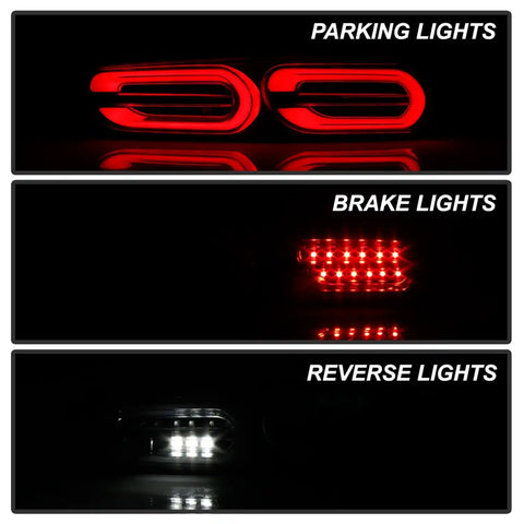 Spyder Auto 5087232 LED Tail Lights - Black
