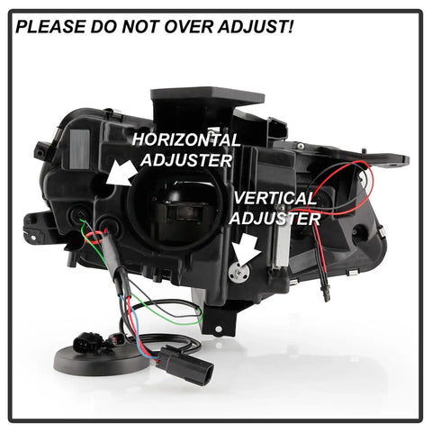 Spyder Auto 5087317 ( Apex ) Halogen Model Full LED Headlights - Black