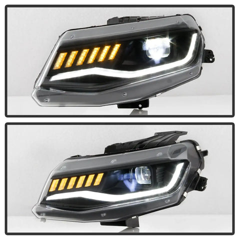 Spyder Auto 5087317 ( Apex ) Halogen Model Full LED Headlights - Black