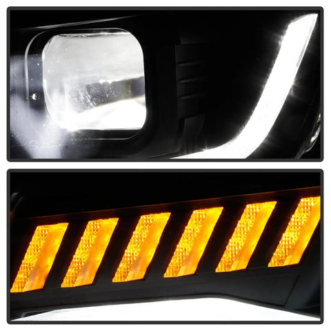 Spyder Auto 5087317 ( Apex ) Halogen Model Full LED Headlights - Black
