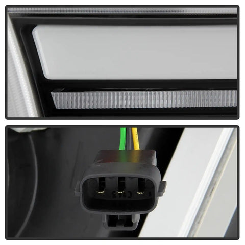 Spyder Auto 5087669 (Spyder Platinum) Projector Headlights - Sequential Turn Signal Black