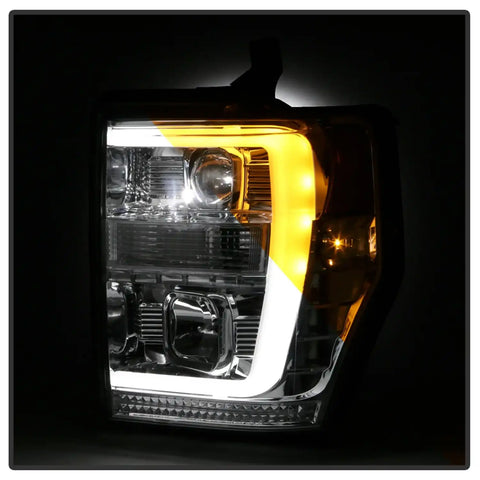 Spyder Auto 5087744 ( Platinum ) Projector LED Headlights - Chrome