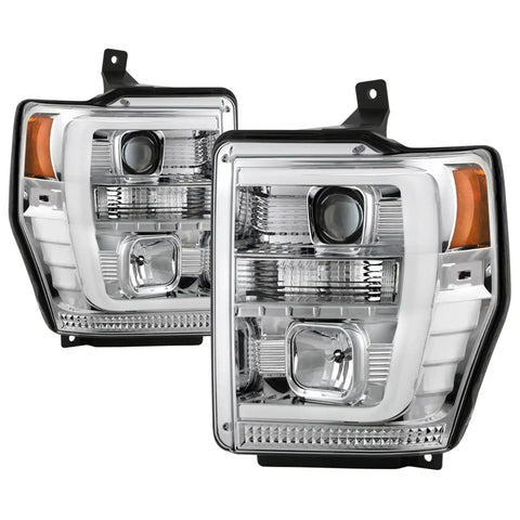 Spyder Auto 5087744 ( Platinum ) Projector LED Headlights - Chrome