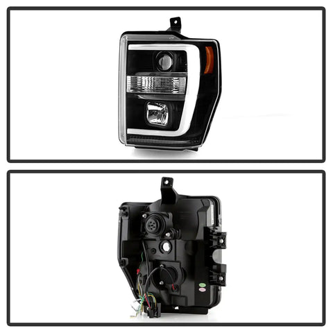 Spyder Auto 5087751 ( Platinum ) Projector LED Headlights - Black