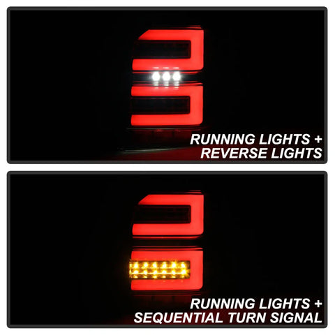 Spyder Auto 5087812 LED Tail Lights - Black