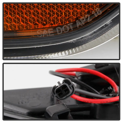 Spyder Auto 5087836 LED Side Marker Lights - Black