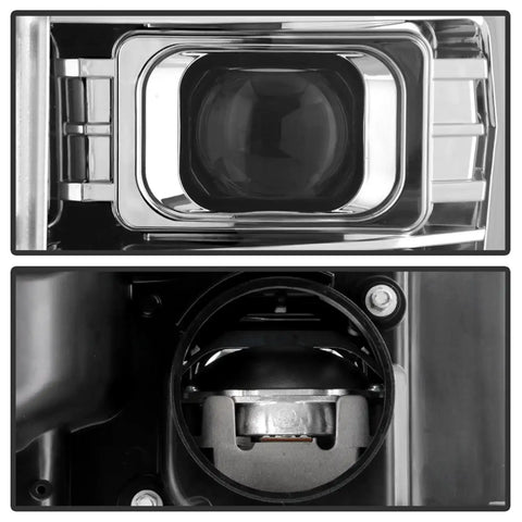 Spyder Auto 5087881 ( Platinum ) Projector LED Headlights - Chrome