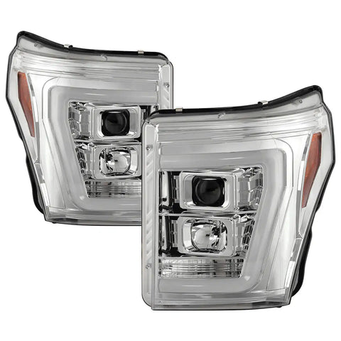Spyder Auto 5087881 ( Platinum ) Projector LED Headlights - Chrome