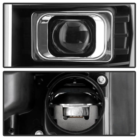 Spyder Auto 5087898 ( Platinum ) Projector LED Headlights - Black