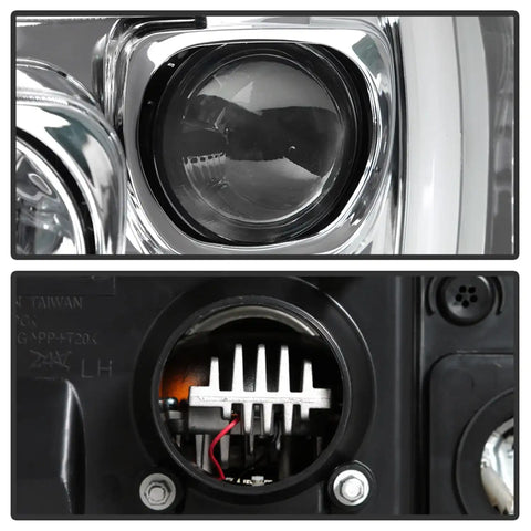 Spyder Auto 5087904 ( Platinum ) Projector Headlights - Chrome