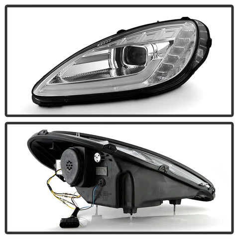 Spyder Auto 5087928 (Spyder Signature) Projector Headlights - Sequential LED Turn Signal Chrome