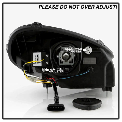 Spyder Auto 5087928 (Spyder Signature) Projector Headlights - Sequential LED Turn Signal Chrome