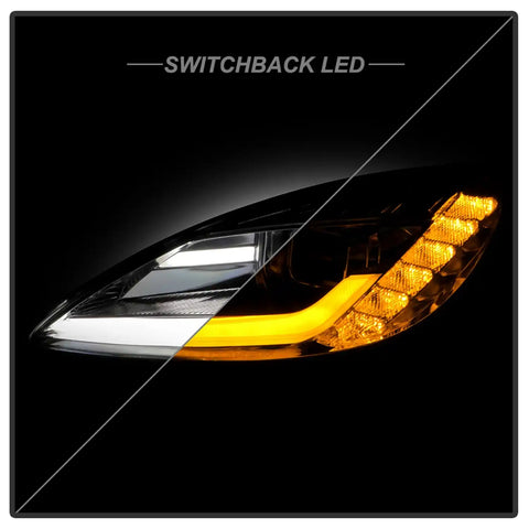Spyder Auto 5087928 (Spyder Signature) Projector Headlights - Sequential LED Turn Signal Chrome