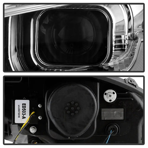 Spyder Auto 5087942 (Spyder Apex) High-Power LED Module (High Beam And Low Beam) Equipped Headlights - Chrome