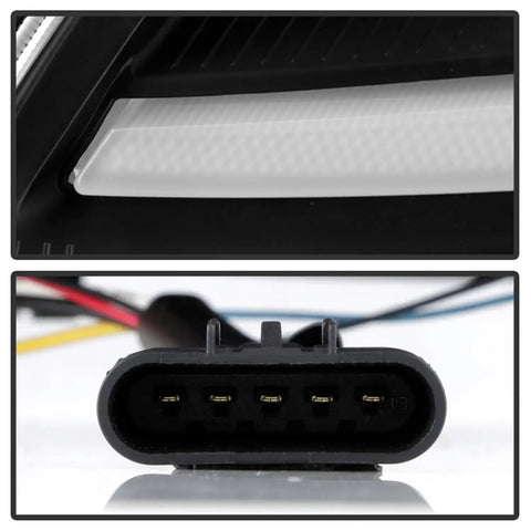 Spyder Auto 5087959 (Spyder Apex) High-Power LED Module (High Beam And Low Beam) Equipped Headlights - Black